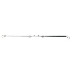 Rimba Spreader Bars With Carabine Hooks, Silver Stainess Steel Spreader Bars