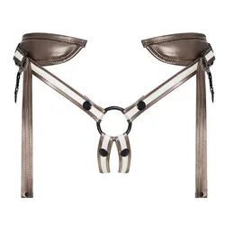 Strap On Me Leatherette Desirous Harness, One Size Fits All, for Strap On Harnesses