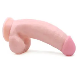 Being Fetish 7 Inch Thick Realistic Suction Cup Dildo, Anal Penis Flesh Pink Realistic Suction Cup Dildos