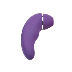 Rechargeable Silicone Suction Vibrator for Clitorial Stimulation, Purple Clitoral Suction Vibrators