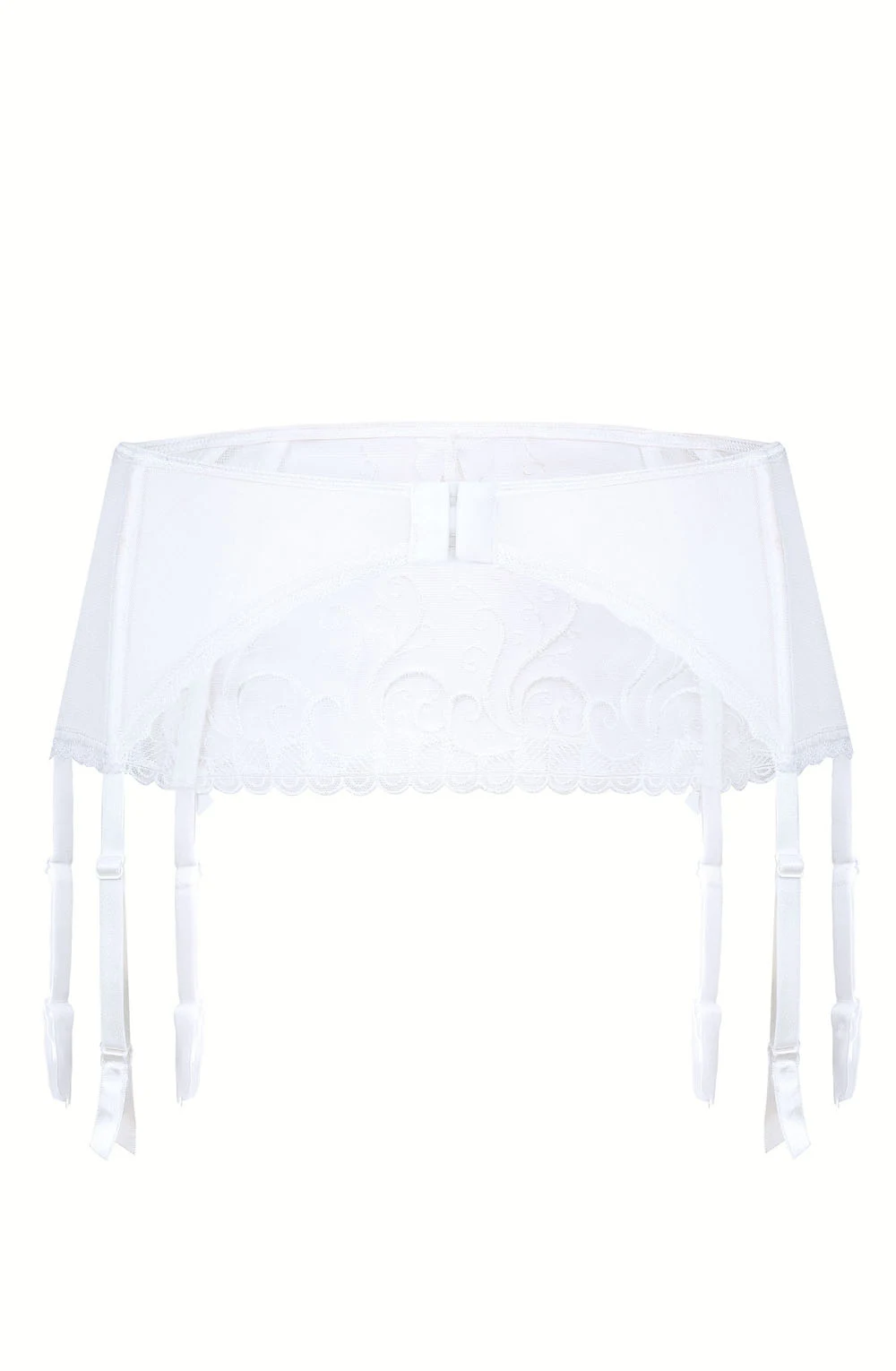 Roza Anuk Suspender Belt White