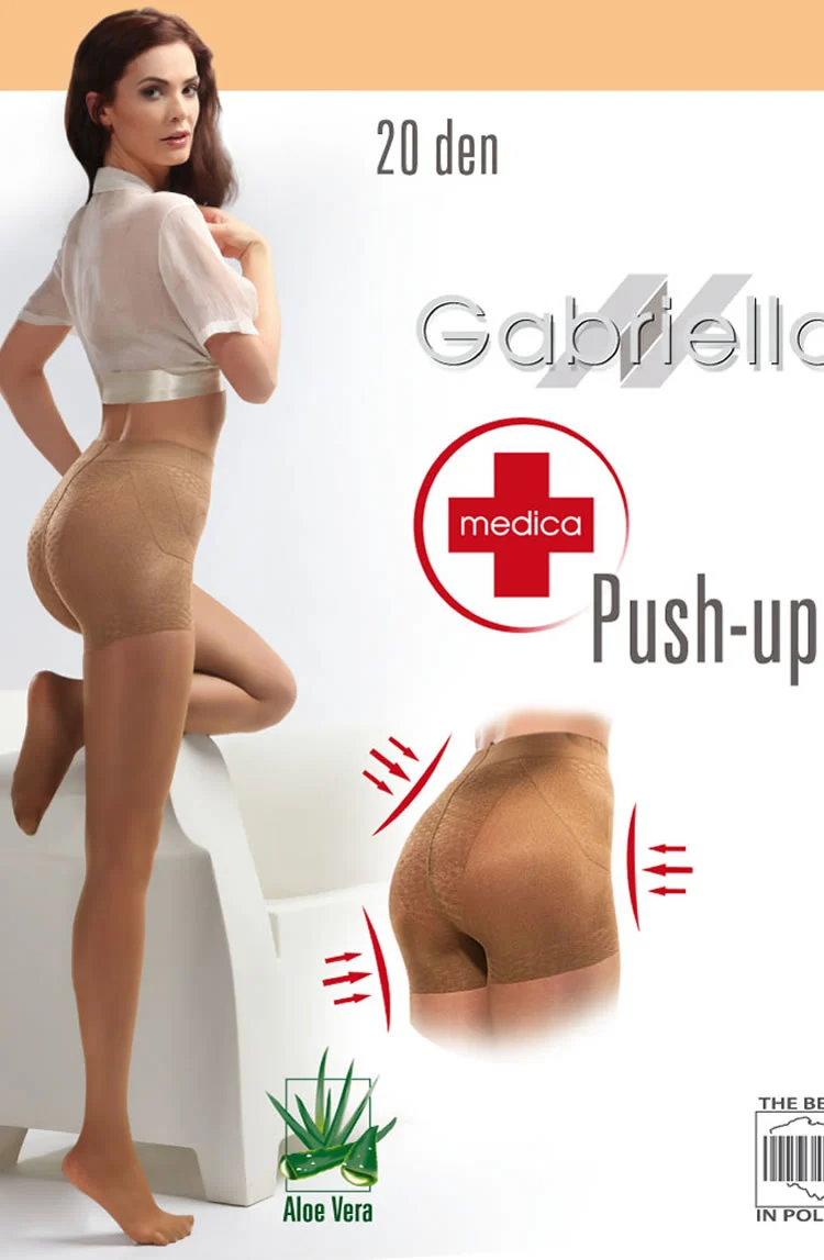 Gabriella Classic Push Up 127 Tights Beige