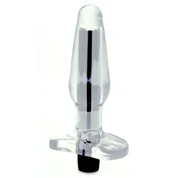 Aqua Veee Vibrating Butt Plug, Beginners Jelly Clear Waterproof Anal Dildos Vibrating Butt Plug, Male Prostate Massagers Gay Anal Sex Toys