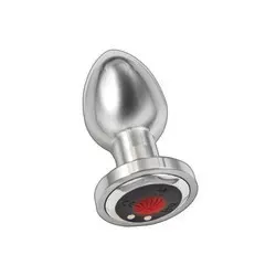 Silver Ass Sation Remote Vibrating Butt Plug: Classic Anal Plug for Enhanced Pleasure and Stimulation