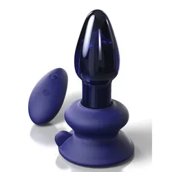 Icicles No. 85 Vibrating Glass Anal Plug Massager: Classic Unisex Sex Toy for Enhanced Pleasure and Stimulation