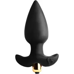 Rocks Off 7 Speed Butt Plugs Throb Vibrator, Beginners Male Sex Toys Anal Beads Dildos Mini Vibrating Classic Butt Plug, Prostate Massagers Gay Anal Sex Toys