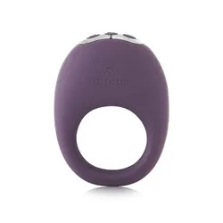 Je Joue Mio Rechargeable Classic Vibrating Cock Ring, Silicone And Rubber Purple Vibrating Cock Rings