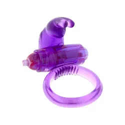 Rabbit Ultra Soft Vibrating Classic Cock Ring, Silicone And Rubber Vibrating Cock Rings