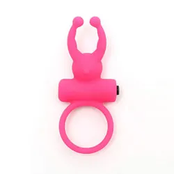 Rome Vibrating Beetle Cock Ring, Classic Rabbit Cock Ring with Silicone and Rubber Vibrations