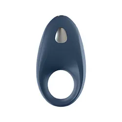 Satisfyer Mighty One Vibrating Cock Ring, Waterproof Silicone And Rubber Vibrating Classic Cock Rings