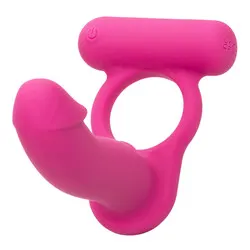 Silicone And Rubber Rechargeable Double Diver Stimulator Vibrating Cock Rings, Anal Classic Vibrating Cock Rings