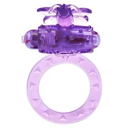 ToyJoy Flutter Vibrating Cock Ring, Classic Silicone and Rubber Cock Ring with Vibrations