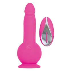 Evolved Ballistic Remote Control Vibrating Dildos, Silicone Pink Vibrating Dildos Bondage Toys for Beginners