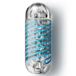 TENGA 01 TETRA SPINNER Blow Job Fleshlight Vibrating MASTURBATOR Toys, Realistic Feel Blue Vibrating Masturbation Pumps