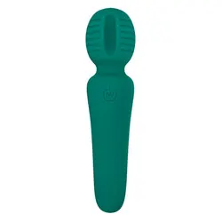 Adam And Eve Petite Private Pleasure Wand Green, BDSM Beginners Female Sex Toys, Classic and Clitorial Vibrators, Wand Vibrators