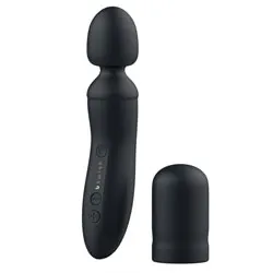 Bswish Bthrilled Premium Silicone Wand Vibrator, Black Beginners Vibrator