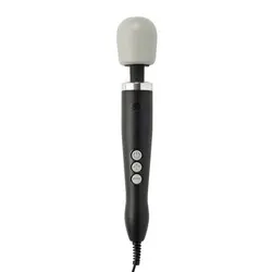 Doxy Wand Massager Black, Classic Wand Vibrator for Beginners, Couple and Clitoral Vibrators, Beginner Bondage Toys