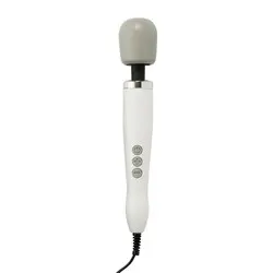 Doxy Wand Massager White, Classic White Wand Vibrator for Beginners, Clitoral Vibrators and Bondage Toys For Couple