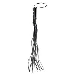 Leather 30 Inches Whips Crops & Canes Collection, Premium Heavy Duty Black Whips Crops & Canes Series